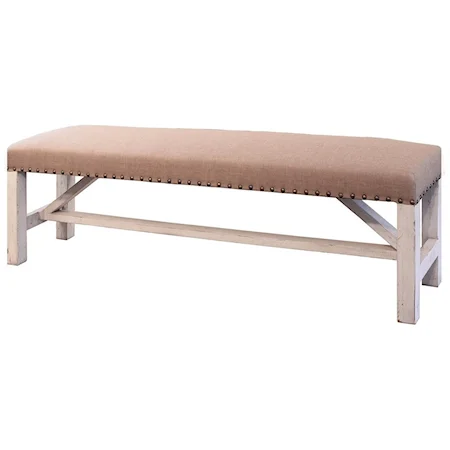 Breakfast & Bedroom Bench with Upholstered Seat